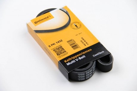 Приводной ремень генератора continental 5PK1432