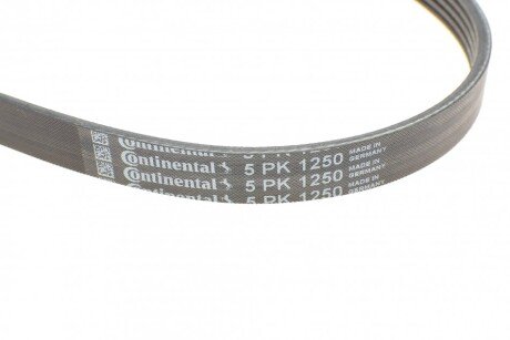 Приводной ремень генератора continental 5PK1250