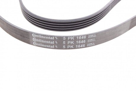 Приводной ремень генератора continental 5PK1646
