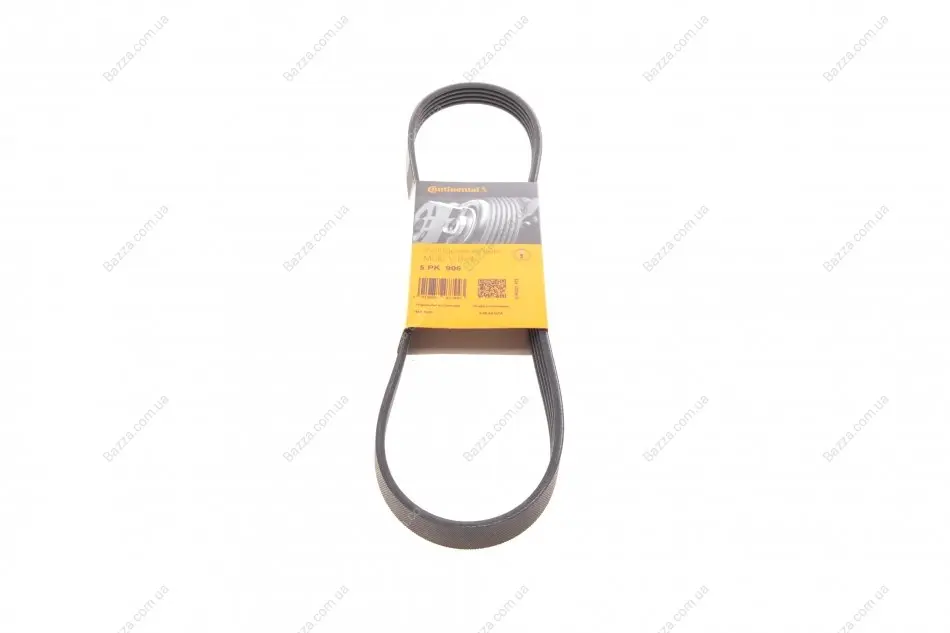 Ремень поликлиновой (Пр-во ContiTech) continental 5 PK 906