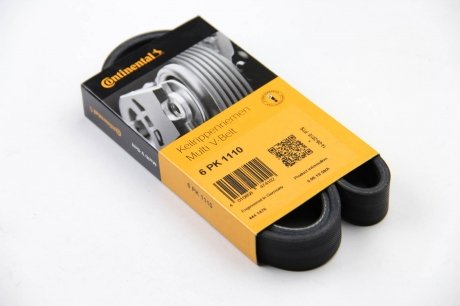 Приводной ремень генератора continental 6PK1110
