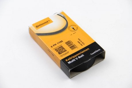 Привідний ремінь генератора continental 6PK1195
