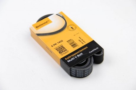 Привідний ремінь генератора continental 6PK1432