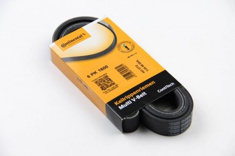 Приводной ремень генератора continental 6PK1600