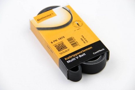 Приводной ремень генератора continental 6PK1675