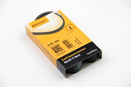 Привідний ремінь генератора continental 6PK995