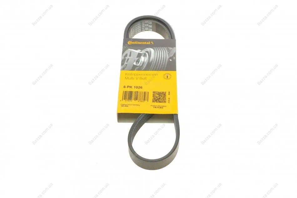 Ремень поликлиновой (Пр-во ContiTech) continental 6PK1026