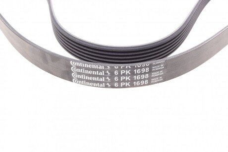 Привідний ремінь генератора continental 6PK1698