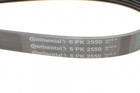 Привідний ремінь генератора continental 6PK2550