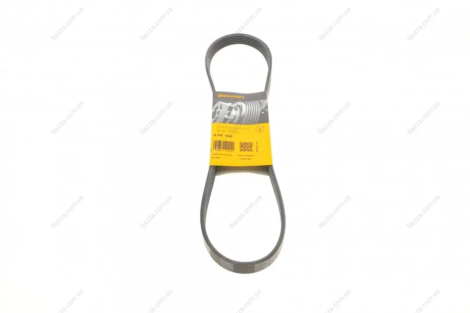 Ремень поликлиновой (Пр-во ContiTech) continental 6PK948