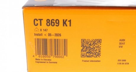 Ременной комплект ГРМ continental CT869K1