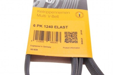 Ремінь поліклиновий continental 6PK1240ELAST