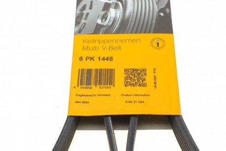 Ремень поліклиновий continental 6PK1448