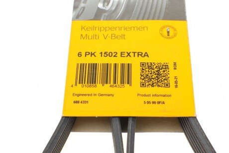 Ремінь поліклиновий continental 6PK1502EXTRA