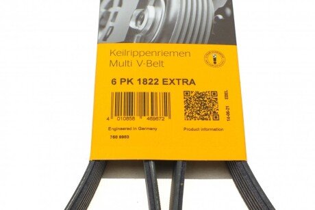 Ремінь поліклиновий continental 6PK1822EXTRA