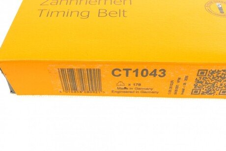 Ремінь зубчастий (довж. 60-150) continental CT1043