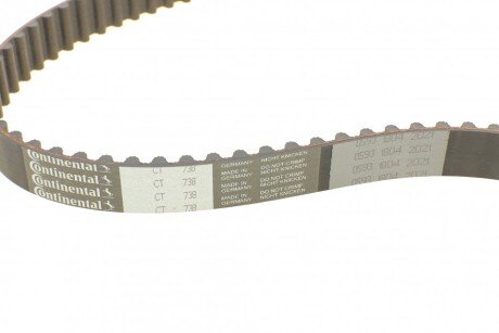 Ремінь зубчастий (довж. 60-150) continental CT738