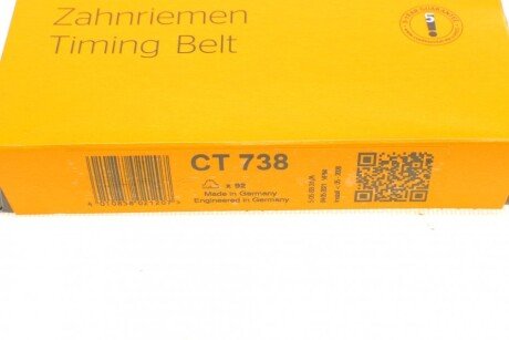 Ремінь зубчастий (довж. 60-150) continental CT738