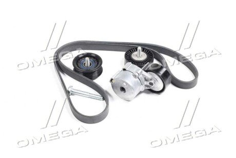 Роликовий модуль натягувача ременя (ролик, ремінь) continental 6PK1370K1