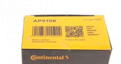 Шкив генератора continental AP9109