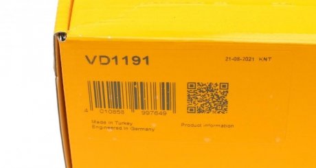 Шкив коленвала continental VD1191