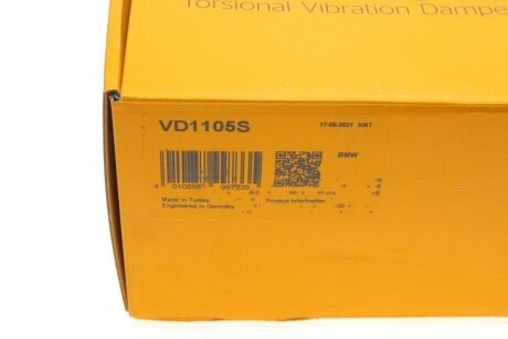 Шкив генератора continental VD1105S