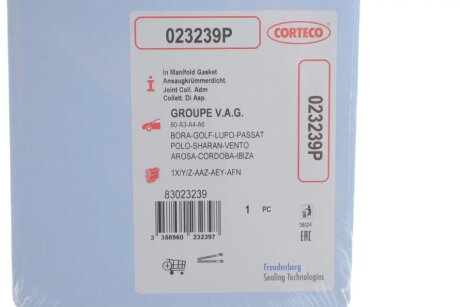 Прокладка впускного колектора corteco 023239P