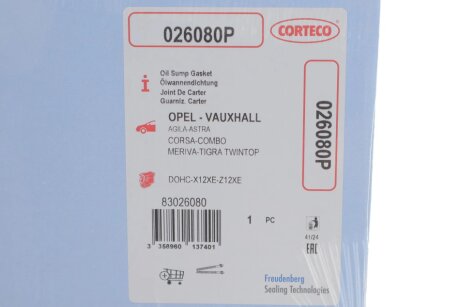 Прокладка піддону corteco 026080P