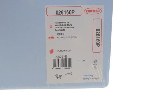 Прокладка крышки клапанов corteco 026160P