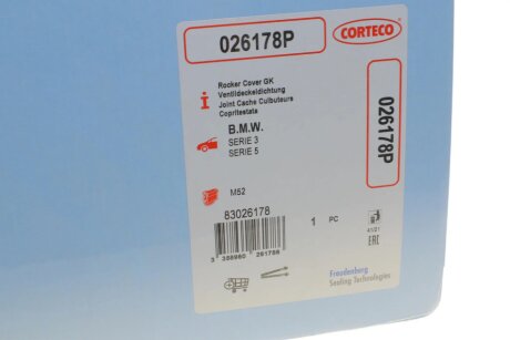 Прокладка крышки клапанов corteco 026178P