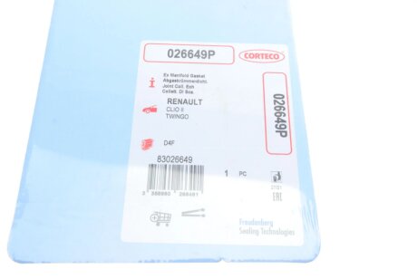 Прокладка EX кол. Renault Clio II/Kangoo/Modus/Twingo 1.2 16V 01- corteco 026649P