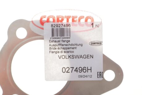 VW прокладка вихлопний труби AUDI, FORD, SEAT, VW 1.9TD,2.0TD corteco 027496H