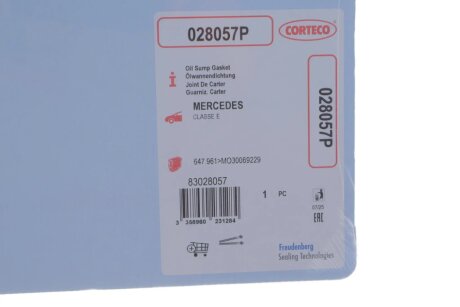 Прокладка піддону двигуна corteco 028057P