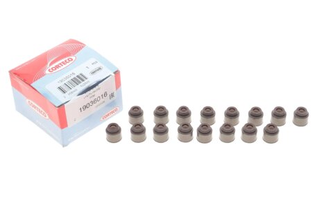 Комплект прокладок, стержень клапана corteco 19036016