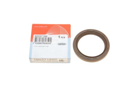 Сальник колінвалу corteco 19037189B