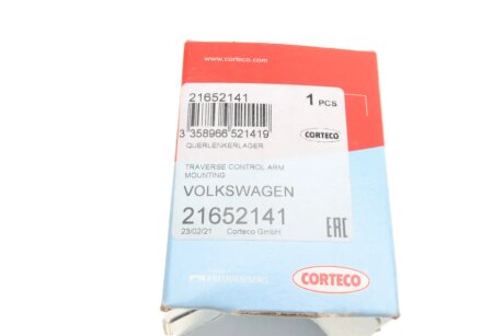 Подвеска, рычаг независимой подвески колеса corteco 21652141