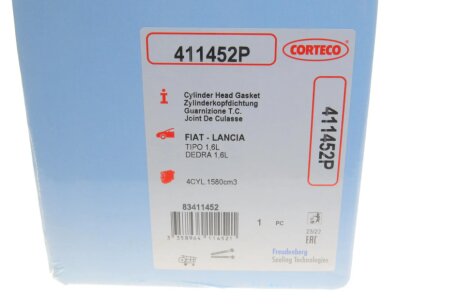 Прокладка головки блока corteco 411452P