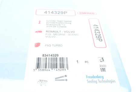 Прокладка головки блока corteco 414329P