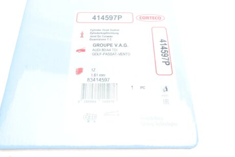 Прокладка головки блока VAG AFN/AKU 1.61MM 3R MLS corteco 414597P