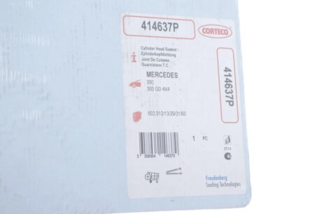 Прокладка головки блока MERCEDES 84-97 corteco 414637P