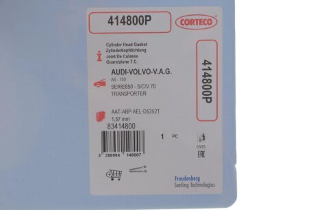 Прокладка ГБЦ corteco 414800P