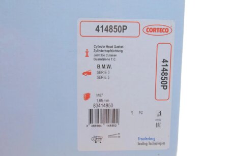 Прокладка головки блоку циліндрів corteco 414850P