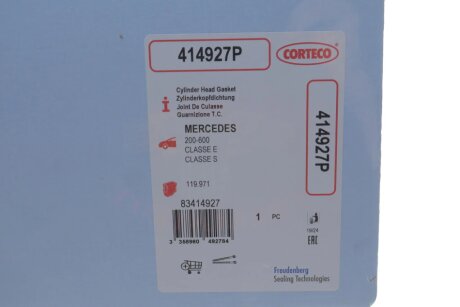 Прокладка головки блоку циліндрів corteco 414927P
