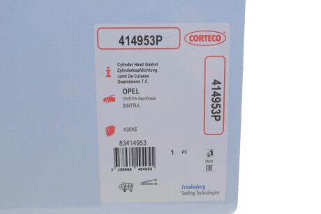 Прокладка головки блоку циліндрів corteco 414953P