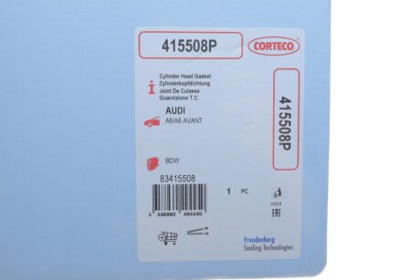 Прокладка головки блоку циліндрів corteco 415508P