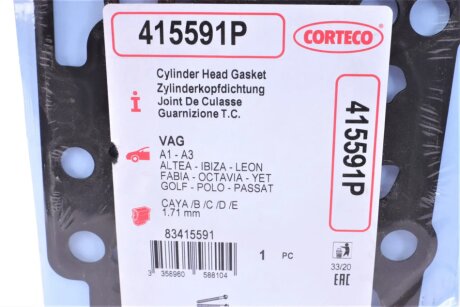 Прокладка ГБЦ corteco 415591P