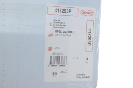 Комплект прокладок двигуна corteco 417293P