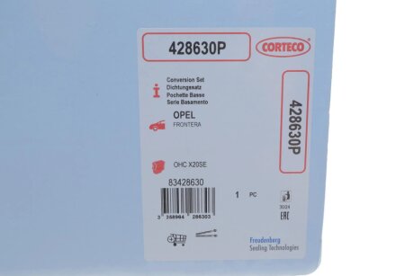 Комплект прокладок двигуна corteco 428630P