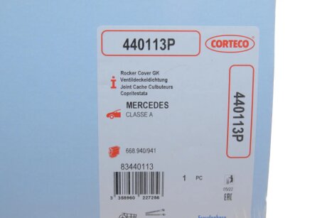 Прокладка кришки клапанів corteco 440113P