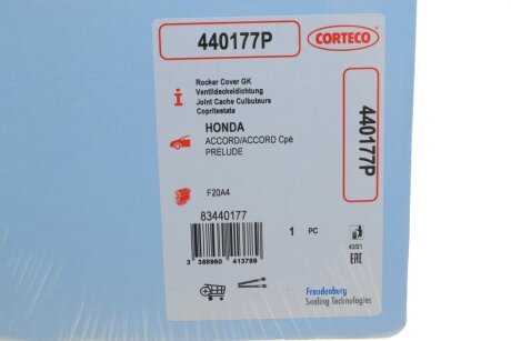 Комплект прокладок клап.кришки corteco 440177P